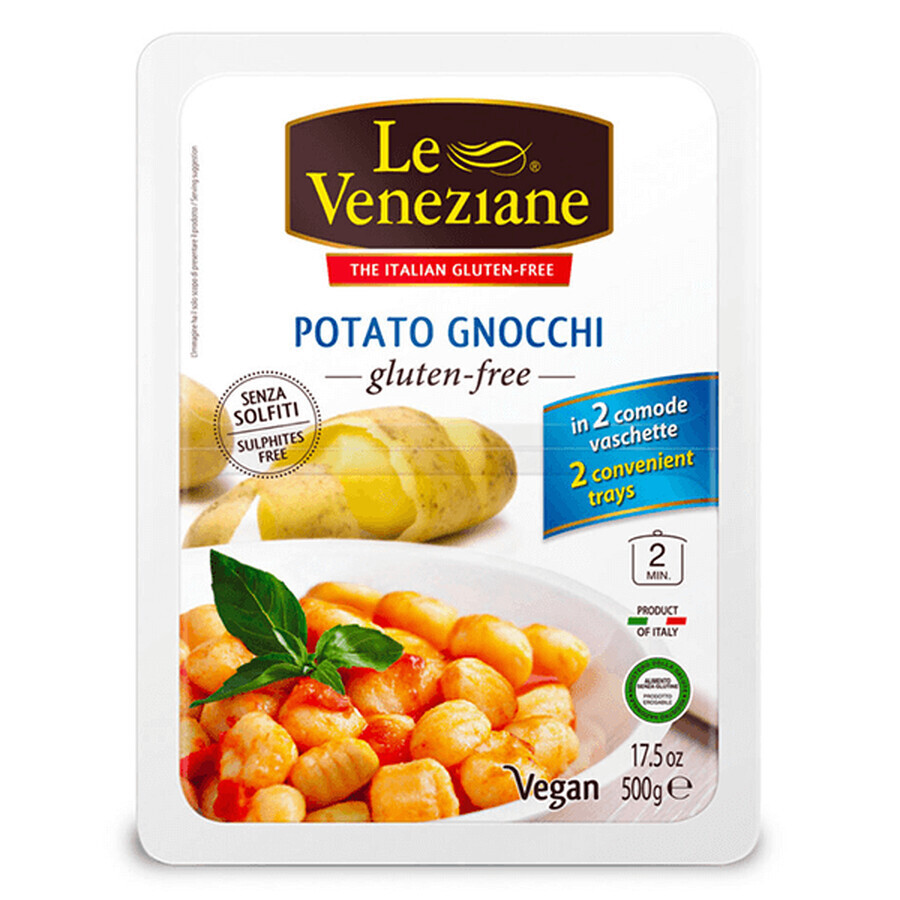 Cumpără Gnocchi de cartofi fara gluten, 500 g, Le Veneziane Gnocchi de cartofi fara gluten, 500 g, Le Veneziane