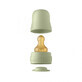 Complete Glass Feeding Bottle Kit, Sage, Bibs