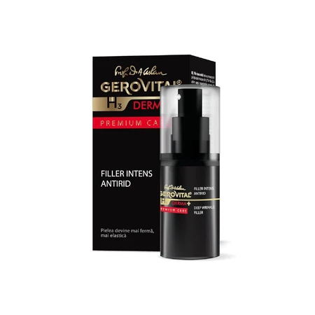 Gerovital H3 Derma+ Premium Care Intense Anti-rimpelvuller, 15 ml, Farmec