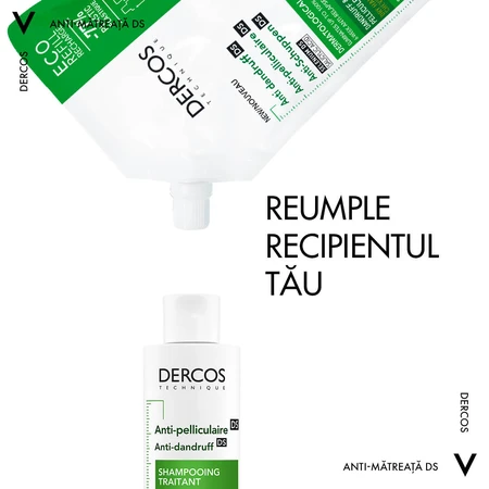 Reserve eco anti-matrette shampoo for normal-dry hair Dercos, 500 ml, Vichy
