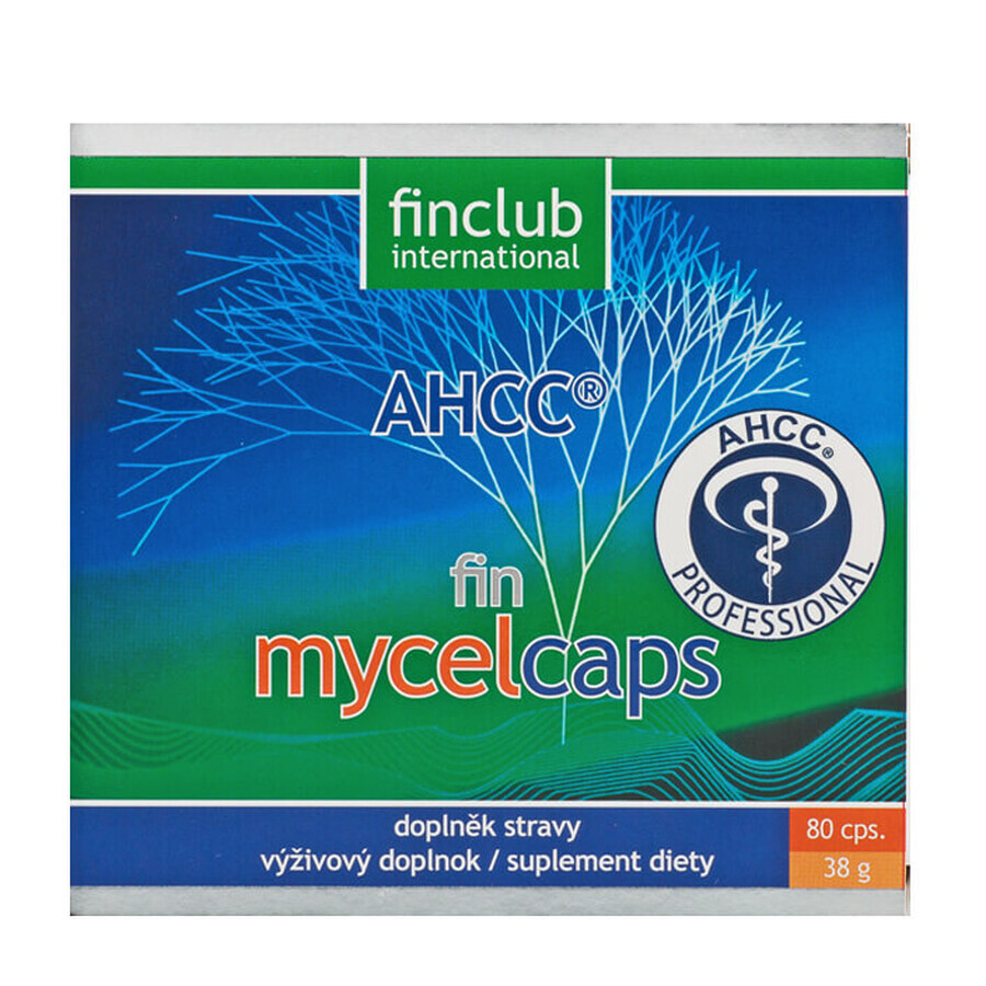 Fin Mycelcaps, 80 cápsulas, Finclub
