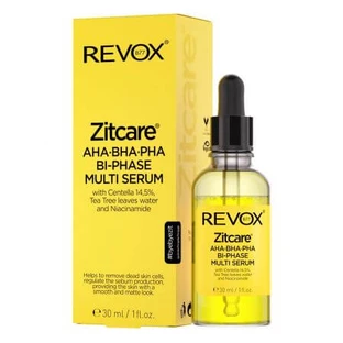 Biphasic serum with AHA BHA PHA Zitcare, 30 ml, Revox