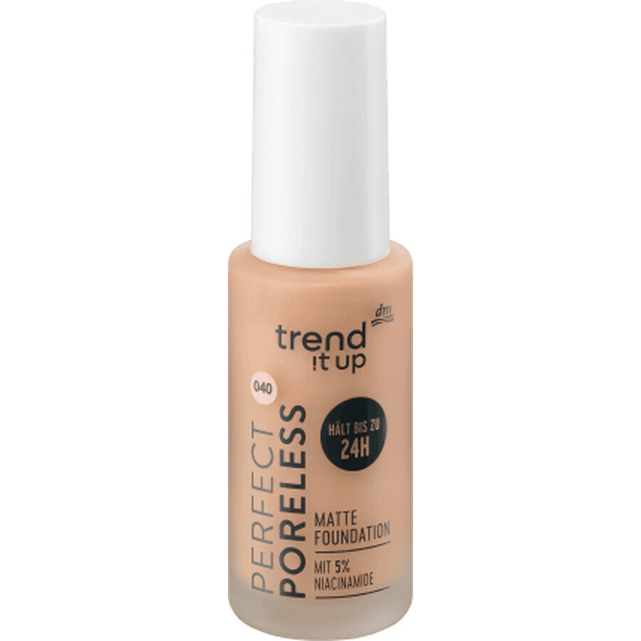 Cumpără Trend !t up Perfect Poreless Fond de ten mat 040 Rosé Beige, 30 ml Trend !t up Perfect Poreless Fond de ten mat 040 Rosé Beige, 30 ml