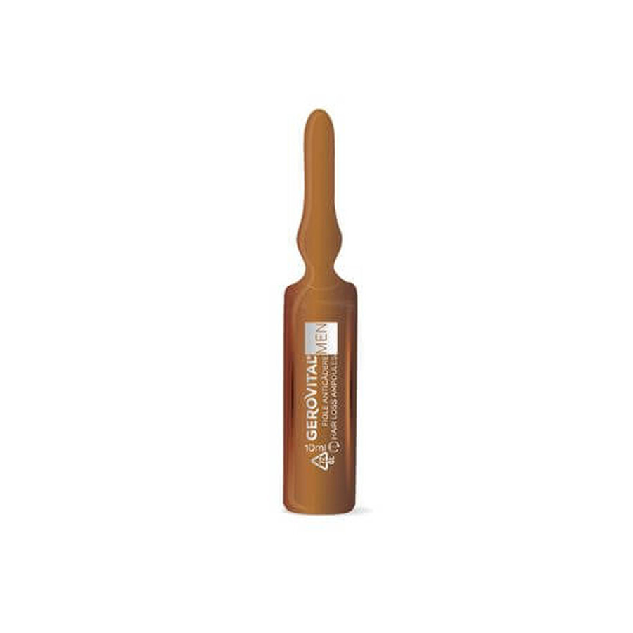 Gerovital Men Tratamiento intensivo anticaída, 10 x 10 ml, Farmec