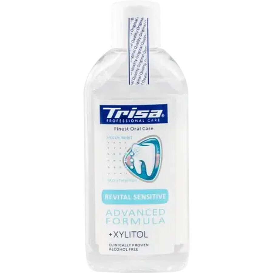 Buy Trisa Mouthwash mini Revital Sensitive, 100 ml Trisa Mouthwash mini Revital Sensitive, 100 ml