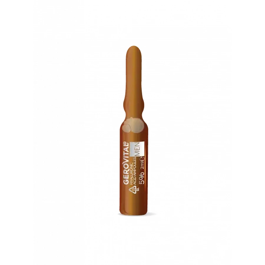 Gerovital Men Ampollas con ácido hialurónico 5 %, 10 x 2 ml