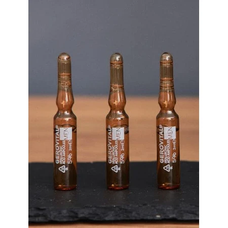 Gerovital Men Ampollas con ácido hialurónico 5 %, 10 x 2 ml