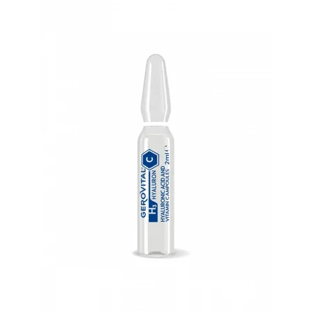 Gerovital H3 Hyaluronzuur en Vitamine C-flacons, 10 x 2 ml, Farmec