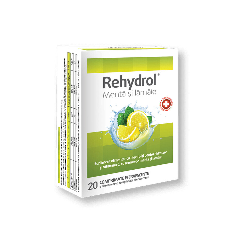 Winkel op Rehydrol munt en citroen 2fl x 10cpr.eff MBA Pharma Rehydrol munt en citroen 2fl x 10cpr.eff MBA Pharma