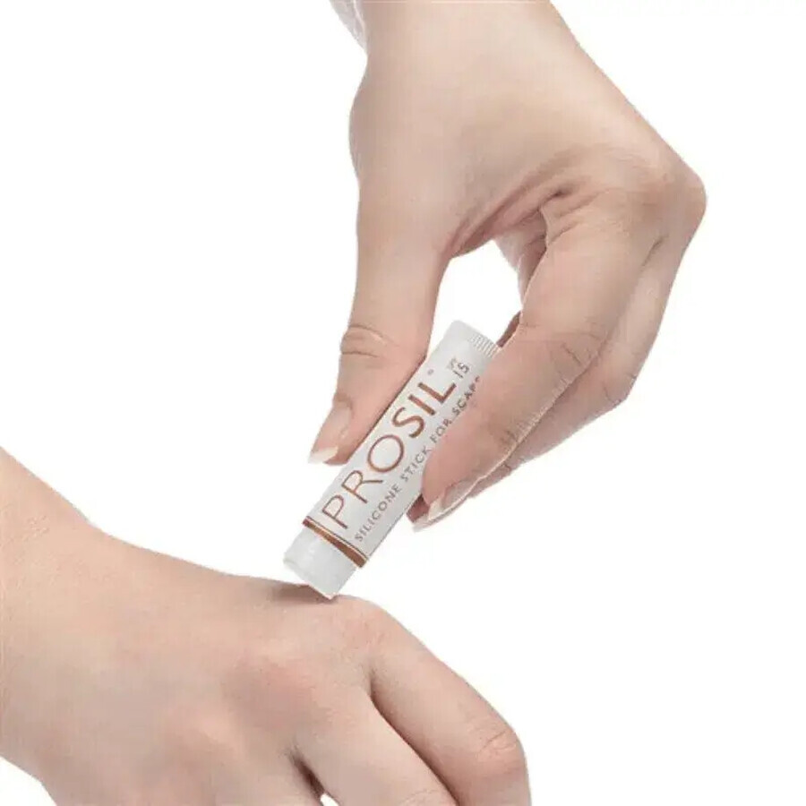 Pro-Sil SPF 15, Stick-type silicone gel for the treatment of scars, 4.25g, Biodermis