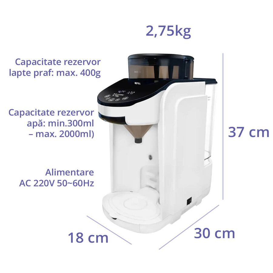 Dispositivo multifunzione intelligente per la preparazione del latte in polvere, Easycare Baby Dispositivo multifunzione intelligente per la preparazione del latte in polvere, Easycare Baby