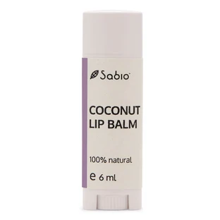 Coconut lip balm, 6 ml, Sabio