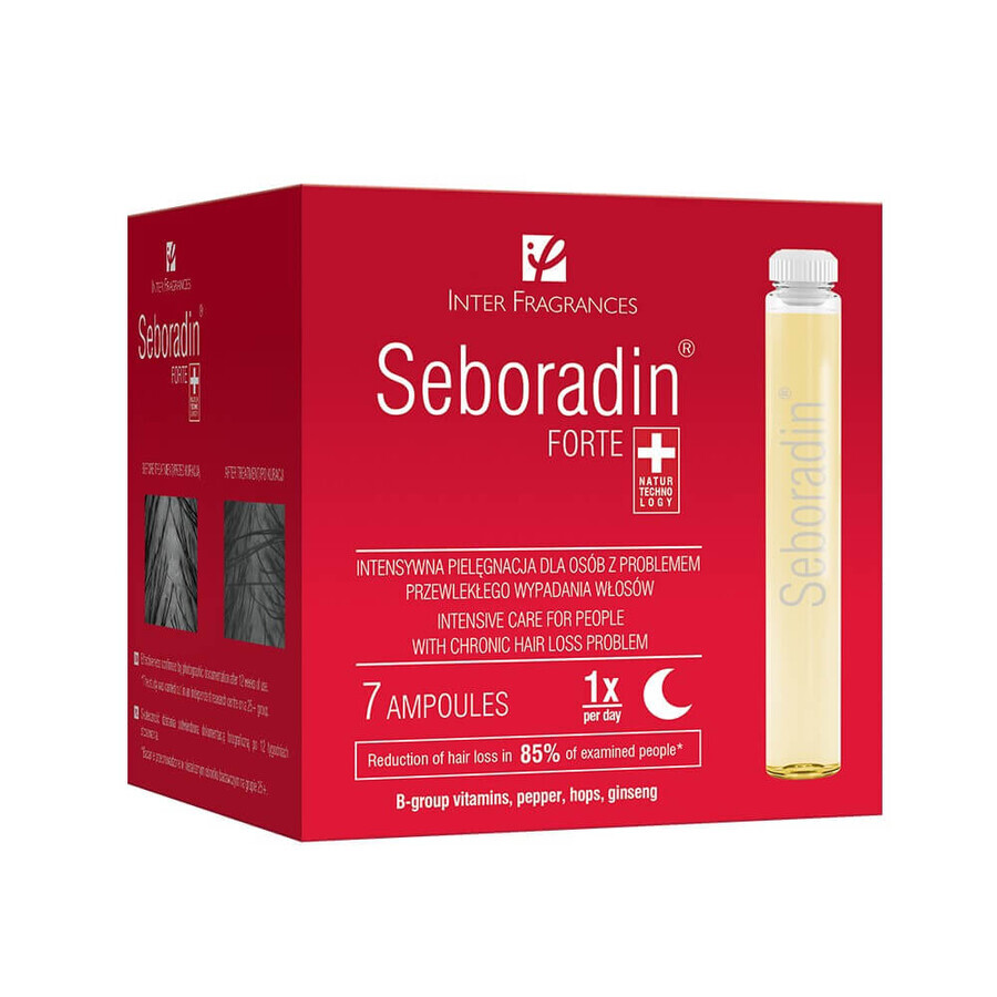Vials against hair loss Seboradin Forte, 7 pieces, Lara