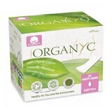 Organic cotton daily pads individually packed, 24 pieces, Organyc