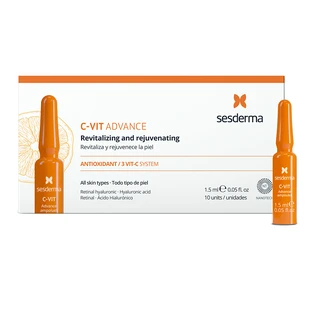Intensive ampoules C-Vit Advance 1.5 ml, 10 ampoules, Sesderma