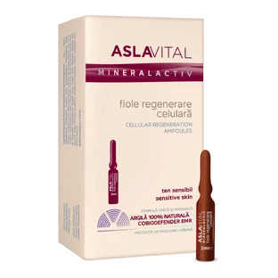 Cell regeneration vials Aslavital, 7 vials x 2 ml, Farmec