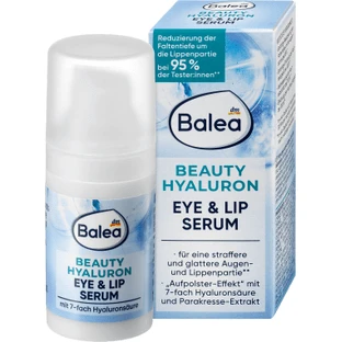 Balea Serum Beauty Hyaluron Eye & Lip, 15 ml