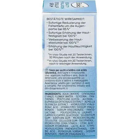 Balea Serum Beauty Hyaluron Eye & Lip, 15 ml