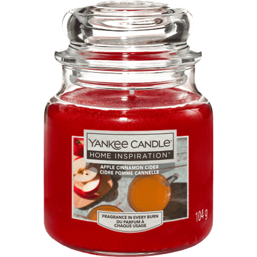 Buy Yankee Candle apple cinnamon scented candle, 104 g Yankee Candle apple cinnamon scented candle, 104 g