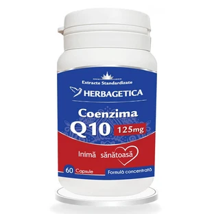 Coenzyme Q10, 125 mg, 60 capsules, Herbagetica