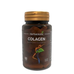 Hydrolysiertes Meereskollagen Komplex, 60 Kapseln, Herbaceutic
