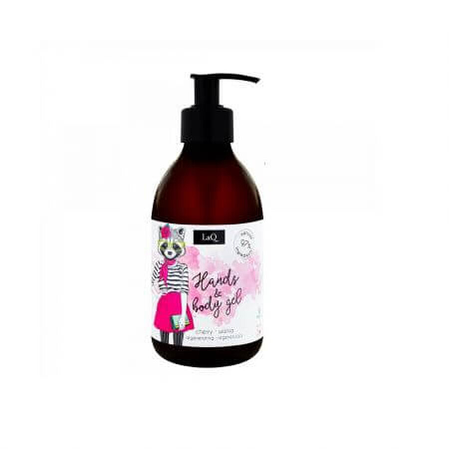 Buy Hand and body cleansing gel with cherries, 300 ml, LaQ Hand and body cleansing gel with cherries, 300 ml, LaQ