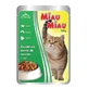 Wet cat food with turkey in gravy, 100 g, Meow-Meow