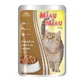 Wet cat food with rabbit in sauce, 100 g, Meow-Meow