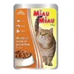 Wet food with chicken and liver in sauce for cats, 100 g, Meow Meow