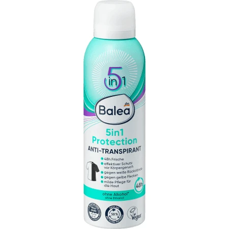 Balea Antitranspirant Deospray Protection 5 in 1, 200 ml
