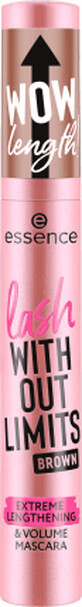 Essence WITHOUT LIMITS Mascara 02 Brown, 13 ml