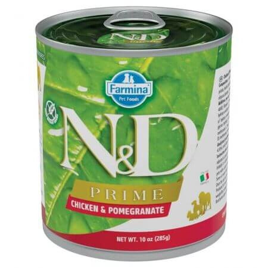 Buy Wet food with chicken and pomegranate for dogs Puppy N&D Prime, 285 g, Farmina Wet food with chicken and pomegranate for dogs Puppy N&D Prime, 285 g, Farmina