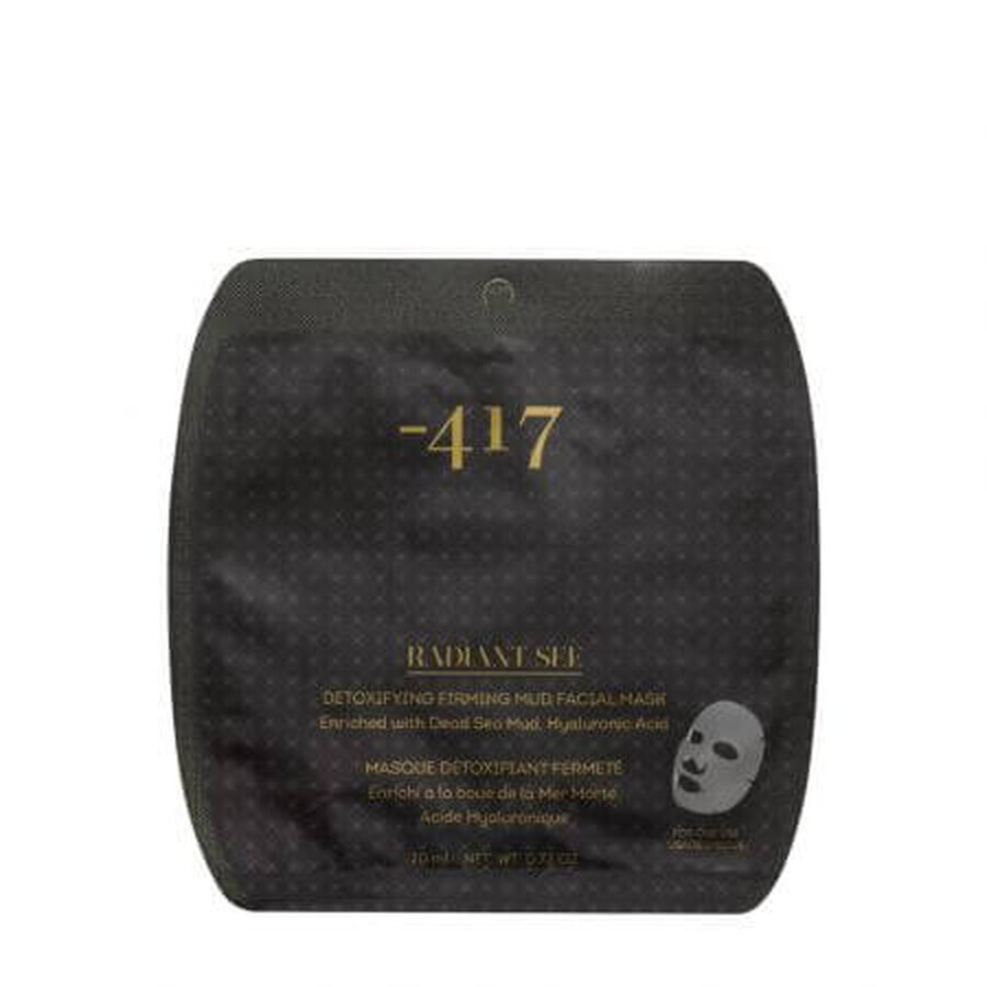 Mascarilla de barro desintoxicante y reafirmante, 20 ml, Minus 417