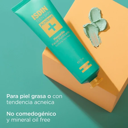 Isdin Acniben Mascarilla Facial Purificante, 75 ml