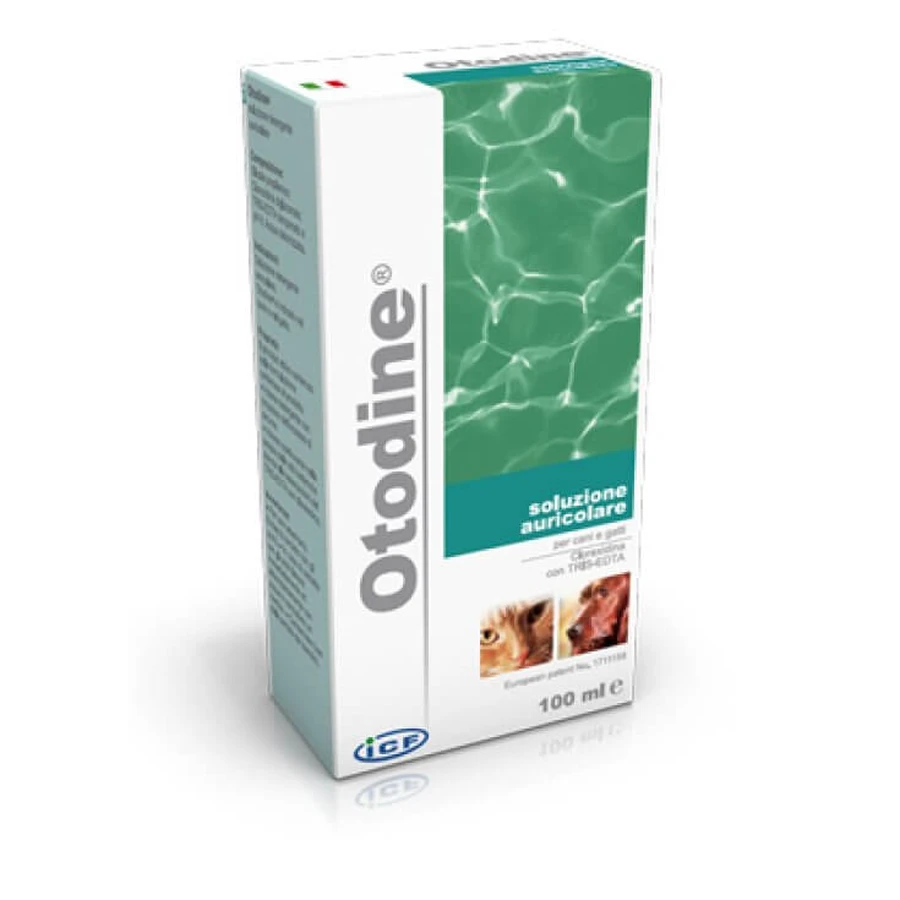 Otodine, 100 ml, Auricular solution for dogs and cats, ICF