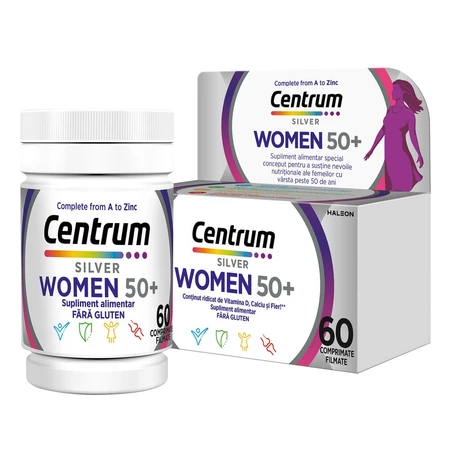 Centrum Silver 50+ for women, 60 tablets, Gsk