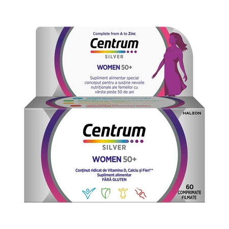 Centrum Silver 50+ for women, 60 tablets, Gsk