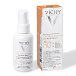 Vichy Capital Soleil Fluido Solar Antiedad FPS 50+, 40 ml