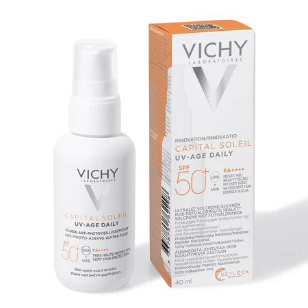 Vichy Capital Soleil Fluide solaire anti-âge SPF 50+, 40 ml