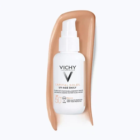 Vichy Capital Soleil Fluide solaire anti-âge SPF 50+, 40 ml