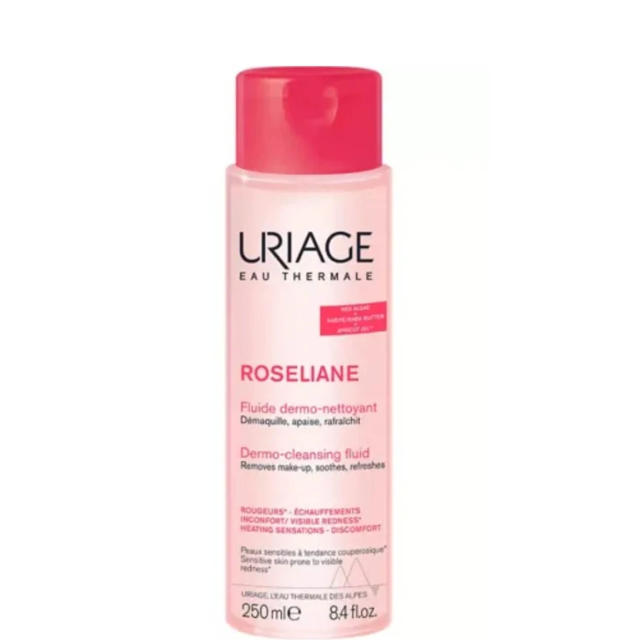 Fluide nettoyant Roseliane, 250 ml, Uriage