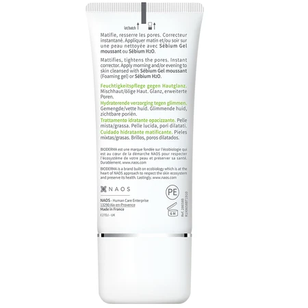 Bioderma Sebium Fluido Hidratante Matificante Mat Control, 30 ml 