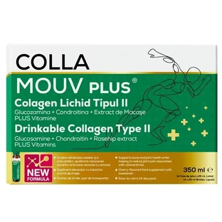 CollaMouv Plus Colágeno, Glucosamina y Condroitina (Bebida concentrada) 14x25 ml, BHW Bayerische Heilmittel