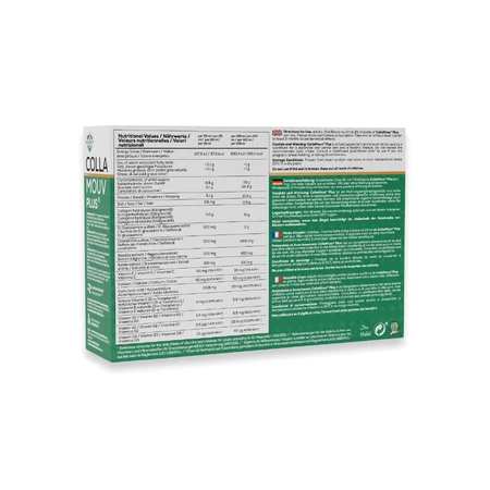 CollaMouv Plus Colágeno, Glucosamina y Condroitina (Bebida concentrada) 14x25 ml, BHW Bayerische Heilmittel