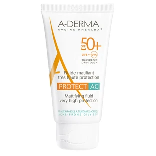 A-Derma Protect AC Fluido matificante con FPS 50+, 40 ml