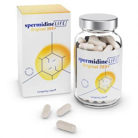 Spermidine Life Original 365+, 2 mg, 60 capsules, The Longevity Labs