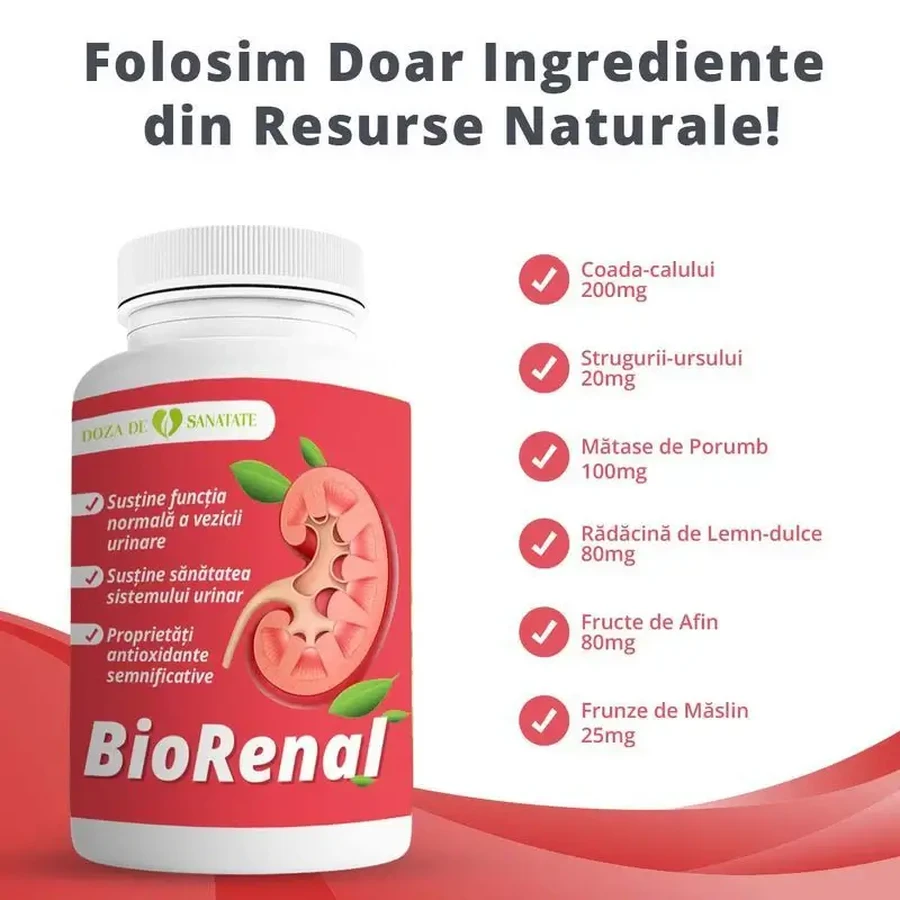 BioRenal, 30 cápsulas, Dosis Saludable