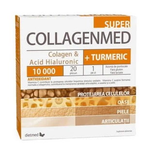 Collagenmed Super + Cúrcuma, 20 sobres, Dietmed