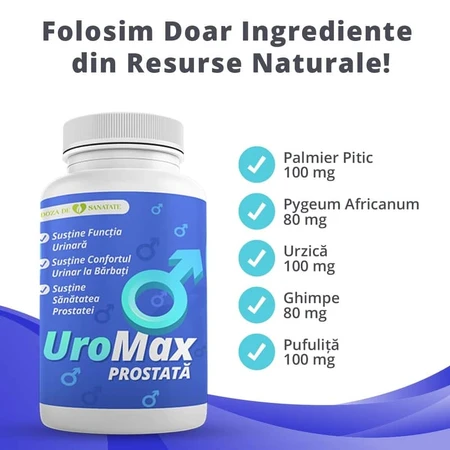 Uromax Próstata, 30 comprimidos, Health Dose