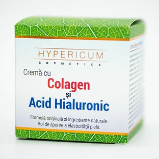 Crema de Colágeno y Ácido Hialurónico 40ml, Hipérico